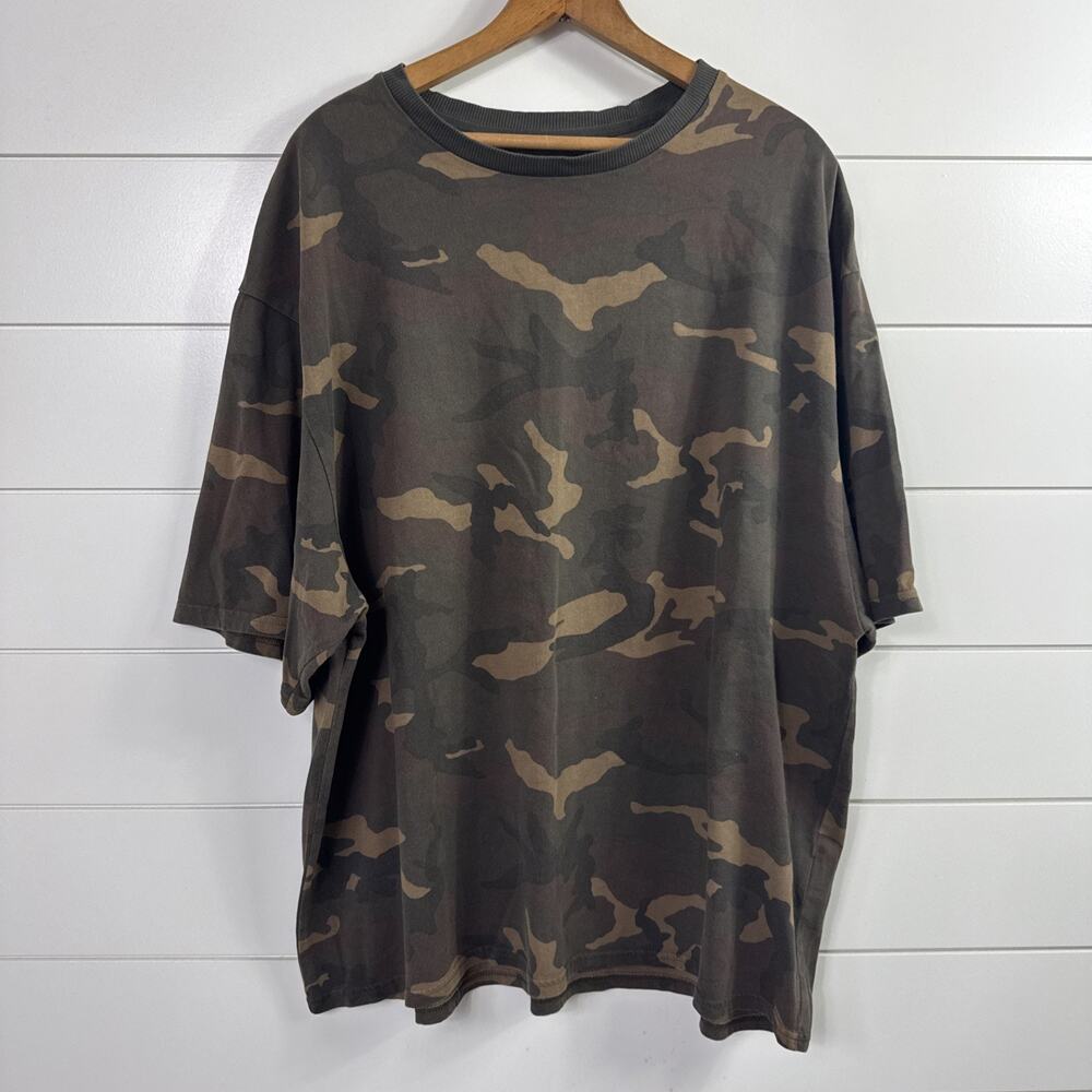 YEEZY Adidas Season 1 Kanye West Crewneck Tee Shirt Camo sz L